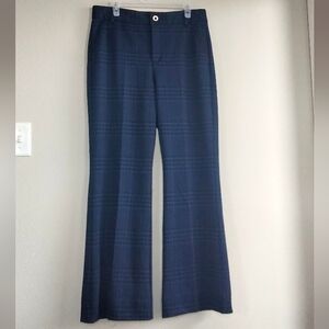 CAbi Navy Plaid Pants